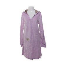 ChillNorway, Kapuzenkleid, Größe: L, Pink, Baumwolle, Samt, Damen #yvz