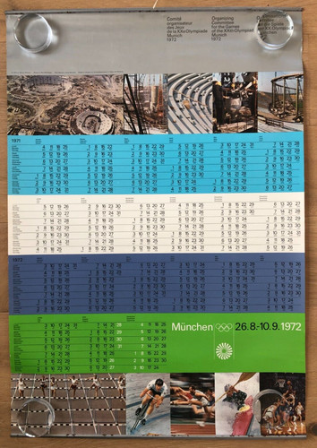 Plakat poster olympia - poster, münchen