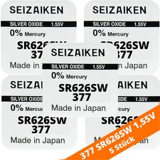 5 x SEIZAIKEN 377 SR626SW