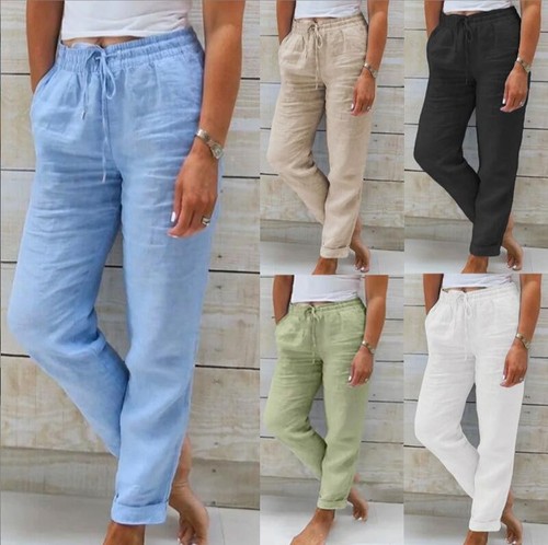 Italy hose damen leinenhose - italy,