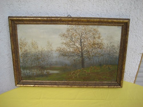 ölgemälde herbstlandschaft - Ölgemälde,