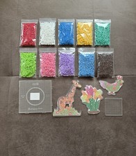 Midi Bügelperlen Set mit 5000 Perlen und 5 Steckplatten