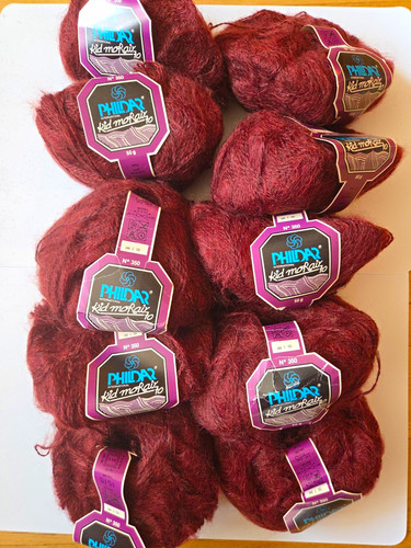 Phildar kid mohair bordeaux - phildar,