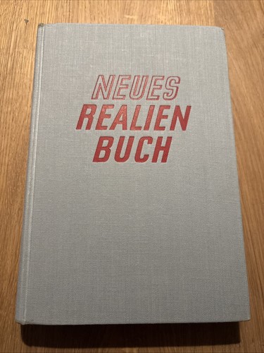 Neues realienbuch 1960 - neues,
