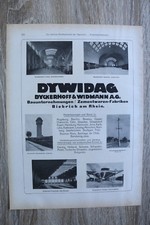 Werbung 1910-30 DYWIDAG