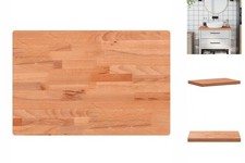 Waschtischplatte 80x40x4 Cm Massivholz Buche