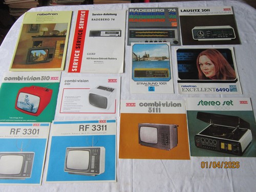Ddr prospekte x radios - 29,