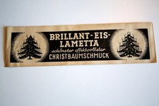 1 x Lametta antik in alter Originalverpackung Bleilametta? selten Weihnacht Baum