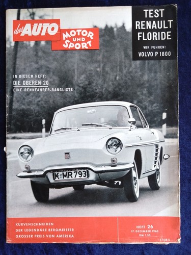 Ams auto motor sport - motor, 26/1960