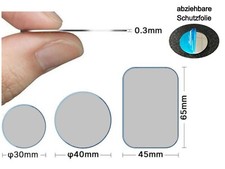 2x Metallplättchen für