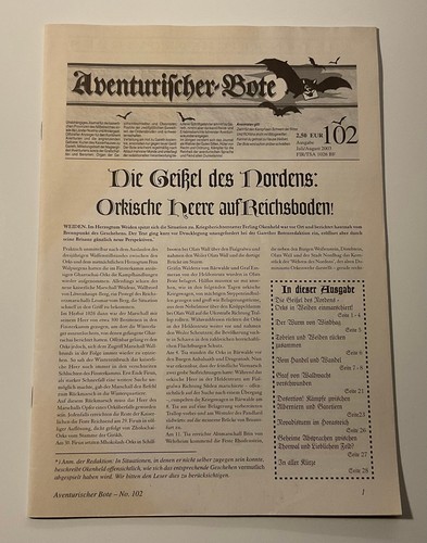 Dsa aventurischer bote - bote, nr