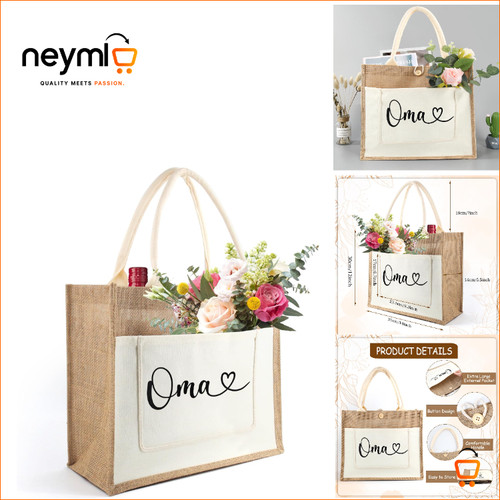 Jutetasche damen - jutetasche,