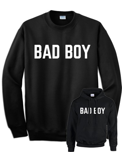 Bad boy sweatshirt schwarz mit - boy,