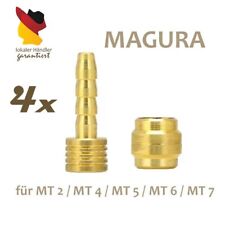 4x Klemmring Olive + Insert