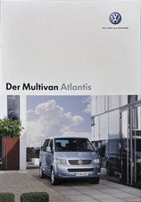 VW Multivan ATLANTIS Prospekt Brochure Depliant 05/2007