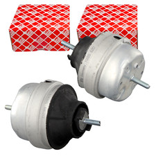 2x FEBI MOTORLAGER Halter AUDI