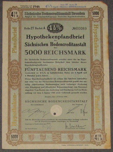 Sächsische bodencreditanstalt - sächsische,