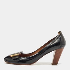 Chloe Pumps schwarz Lackleder