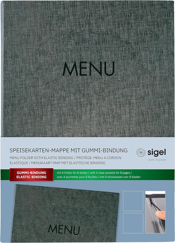 Sigel speisekarten mappe menu - speisekarten-mappe,