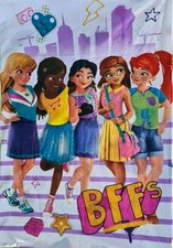 Lego Friends 2 teilige Bettwäsche Set 135 X 200 , 80× 80 Kissenbezug 