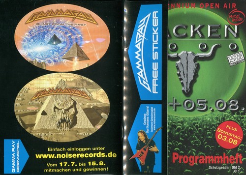 Wacken programmheft 2000 mit - programmheft,