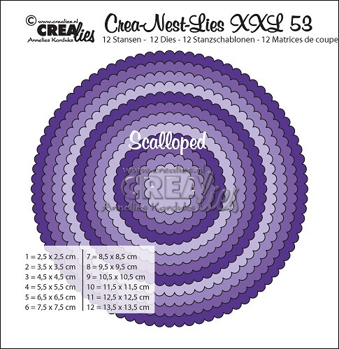 Crealies crea nest lies xxl - crea-nest-lies,