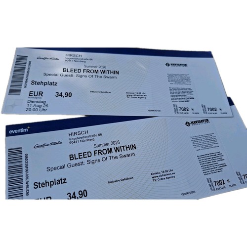 Tickets bleed from - tickets, within