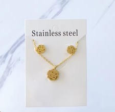 Halskette SET mit Ohrstecker