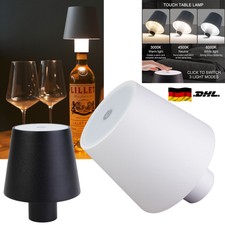 1/2x LED Tischlampe Flaschenleuchte Tischleuchte Dimmbar Flaschenlampe USB AKKU
