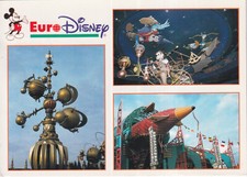 Alte Postkarte - Euro Disney