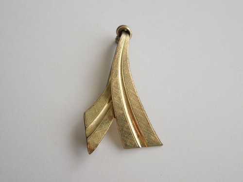 Brosche amerikaner goldton - brosche, a*d
