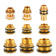 Regentonnendurchführung aus Messing Tankdurchführung Faßverschraubung IG & AG