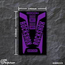 Rockshox Recon Stickersatz