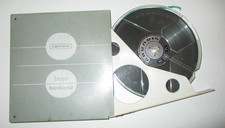 #6) Kunststoffkassette 7“ Aufbewahrungsbox Case + Tonband & Tonbandspule 17,8 cm