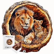 Holzpuzzle Löwe Tiere Puzzle
