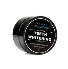 Aktivkohle Zahnweiß bleaching Zahnaufhellung Zahnpasta Pulver 100% natürlich ✅