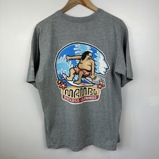 Vintage 2000 Mambo T-Shirt, Endless Bummer, grau, Surfwear, Größe Herren Medium