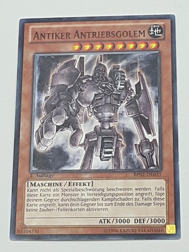 Einzelkarte antiker - yu-gi-oh,
