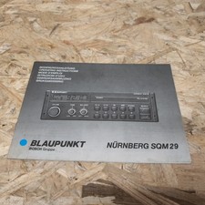 Blaupunkt Nürnberg SQM29 Bedienungsanleitung Original 