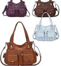 KL928 Damentasche, große Hobo-Schultertasche, PU-Leder mehrfarbig