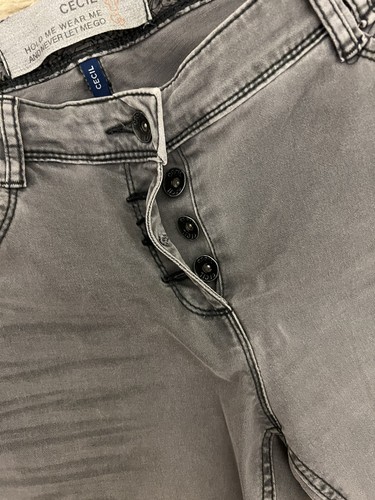 Jeans hose grau cecil 38 - grau,