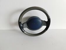 Lederlenkrad Lenkrad grau schwarz Smart 450 ForTwo mit Airbag Vorfacelift Nr.28A