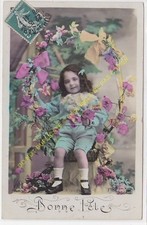 Cpa Old Postcard - Enfant -