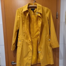 Damen Mantel Tranch  von Lands'End Gr. XS /S gelb/gold