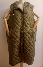 Schöne olivgrüne Long- Weste