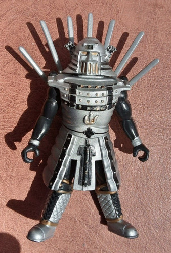 Eine samurai figur aus plastik - figur,
