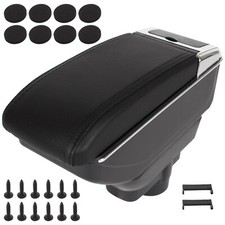 ARMLEHNE MIT AUFBEWAHRUNGSBOX ECO-LEDER+ EINBAUSATZ FÜR OPEL CORSA D 06-14