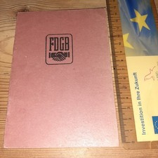 1954 FDGB MITGLIEDSBUCH DDR KONSUM GENOSSENSCHAFT POTSDAM