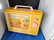 Vintage Fischer Preis Winnie Puuh Spieluhr TV