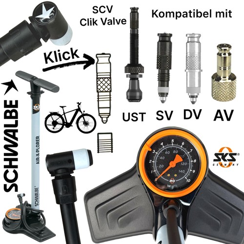 Schwalbe fahrrad standpumpe - fahrrad,
